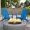 Flash Furniture Blue Poly Resin Adirondack Chair, PK 2 2-JJ-C14501-BLU-GG - alternate 1